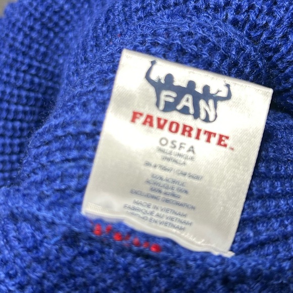 NCAA FAN FAVORITE Men's Beanie Kansas University Jayhawks Winter Hat Knitted Cap - Picture 3 of 3